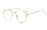 Blaulichtfilter Brille Damen Herren Metall Frame Retro Blockieren Blaulicht...