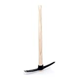 pokm toolsmarket – 1,5 kg Spitzhacke | Kreuzhacke mit Holzstiel –...