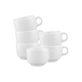 Seltmann Weiden Sento Home Espressotassen mit Henkel 80 ml – 6er Set...