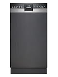 Siemens SR53ES25KE iQ300 teilintegrierter Geschirrspüler, 45 cm, 10 ...