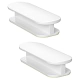 KeZaara 2er Pack Balkontürgriff Außen Kleben Weiß, Türgriff Balkontür...