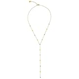 ANELY Lariat Y-Halskette Elegantes Modeschmuck aus Edelstahl, Größen:One...