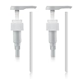 2 Stück Pumpspender Sirup, Sirup Spender, Dosierpumpe 1l Sirup,...