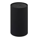 Relaxdays Messerblock unbestückt mit Borsten, ohne Messer, für 8 Messer...