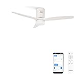 CREATE / WINDCALM M/Deckenventilator ABS mit Beleuchtung Weiß mit WLAN und...