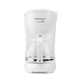 Orbegozo CG 4051 Kaffeemaschine, Kapazität 12 Tassen, Glaskanne, weiß