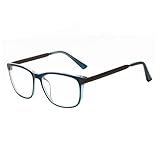 minkissy Retro -Brillenrahmen Brillengestell Blau