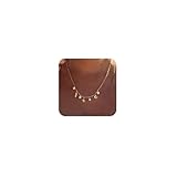 Dainty Gold kette gold Paperclip Beach Charm Necklace für Frauen - Shell...