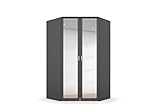 Rauch Möbel Bremen Eckschrank Kleiderschrank Schrank in Grau Metallic,...