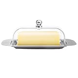 Butterdose – Brotbehälter mit Buttertablett mit Deckel, Butterdose mit...