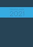 Praxisplaner 2021: Großer Terminplaner 2021 mit Datum, Uhrzeiten mit 15...