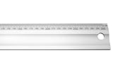 Snyderline Schneidelineal 30cm aus Aluminium - mm Einteilung, Lineal ruler...