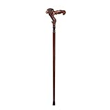 Pocoiau Vintage Wood Walking Cane Hand Geschnitzte Kopfkrücken Für...