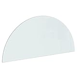 Kangmusi Funkenschutzplatte Glas Halbrund 1200x500 mm,324113