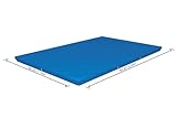 Bestway Flowclear PE-Abdeckplane 264 x 174 cm, für eckige 259 x 170 cm...