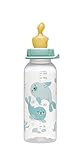 nip Standardflasche PP mit Trinksauger Anatomisch Latex, ab 6 Monate, Blau,...