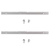 Eouayoree Metallischer Reißverschluss-Zahnrad-Gleisschienenhalter für...