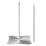 Vertikale Grillspieße | Halterung für Spieße aus Stahl - Halterung für...