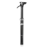 XLC Unisex – Erwachsene All MTN Teleskopsattelstütze SP-T05, Schwarz,...