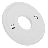 ORFOFE Hantelscheibe mit Großem Gummibeschichtung und Stahlkern Präzise...