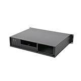SUDEG Servergehäuse 2U Rack Gehäuse,14zoll Netzwerkschrank, 2HE...