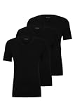 BOSS Herren V-Neck T-Shirt, 3er Pack Classic, Black, XXL