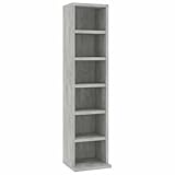 vidaXL CD Regal Ständer Aufbewahrung Standregal Medienregal Bücherregal...