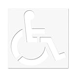 Parkplatz Stencil – Handicap Pflasterstein-Minker, Streifenspur-Modell,...