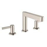 hansgrohe Finoris 76033821 Moderne Waschbeckenarmatur mit 2 Griffen und 3...