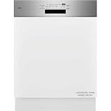 Teilintegrierter AEG 8000 Geschirrspüler, 60cm, smarte WiFi Spülmaschine,...