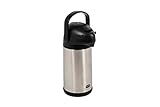 Emsa 637301600 President Pump-Isolierkanne | Füllvolumen: 3 Liter | 12 h...