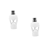VILLCASE 2 Stck Infrarot Bewegungsmelder Lampenfassung Adapter Erkennung...