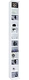 VCM Holzregal stehend | platzsparender CD Schrank für 204 CDs oder 72 DVDs...