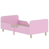 AIYAPLAY Kinderbett mit Rausfallschutz, Lattenrost, 140 x 70 cm Jugendbett...