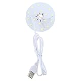 Lichtzubehör Dimmbares Kabel Rund LED Lichtpanel Einstellbares Weißlicht...