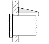 Regenschutzdach für Monoblock Klimageräte Fensterklimagerät