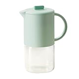 Glaskrug – 1500 ml Eisteekrug | Getränkespender Krug für heiße / kalte...