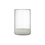 blomus Windlicht CALMA | Kerzenhalter aus hochwertigem Beton und Glas |...