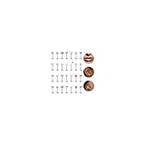 LOLIAS 28 Stück Lippenpiercing Edelstahl 16/20G 6/8mm Labret Tragus...