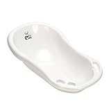 KiNDERWELT Babywanne 84 cm - Baby Badewanne Panda Motiv - BPA-Frei - Wanne...