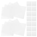 minkissy 100 Stück Wildleder Poliertücher 8X8cm Weiß Schmuck und...