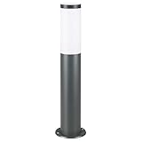 MONZANA® Außenlampe Edelstahl 50cm E27 Fassung IP44 Wetterfest Stehend...