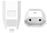 2 Stücke Eurokupplung Flach, Kupplung 250V 2.5A Schuko Kupplung...