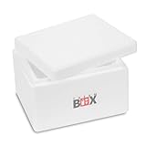 Therm-Box Styroporbox 2W Innen: 18x14x9cm Wand 3cm Volumen 2,39L Isolierbox...