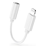 Kopfhörer Adapter für iPhone auf 3.5 mm [MFi zertifiziert iPhone Aux...