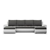 Mebligo - Ecksofa mit Schlaffunktion und 3 Bettkasten FORESTA 302x89x159...