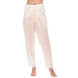 Damen-Pyjamahose, leger, hohe Taille, bauchfrei, gestreift, lockere...