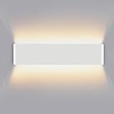 Lureshine Wandlampe Innen 40cm 16W Up and Down Wandlampe Aluminium...