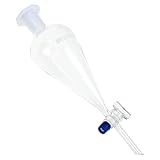 VILLCASE Scheidetrichter Glas, Scheidetrichter Labortrichter 250 Ml...