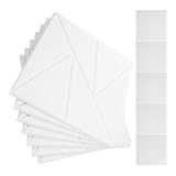 BAZEITFLOW 12 Stück Teiliges Selbstklebend Weiße Schalldämmende...